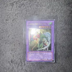 Yugioh Elemental Hero Flame Wingman TLM-EN035 Ultimate Rare 1st Ed SILVER EYE LP - Image 1