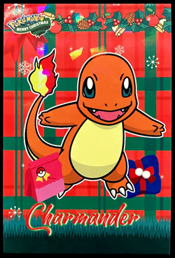 Charmander Cracked Ice Holo Pokemon 2024 Card Database Merry Christmas - Image 1