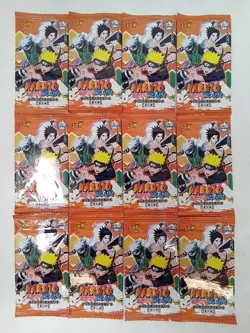 Naruto Official Trading Card Premium Boosters, 12 Sealed Blister Packs - Image 1