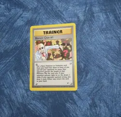 Blaine's Quiz #1 97/132 Pokemon card Gym Heroes CCG WOTC - Image 1