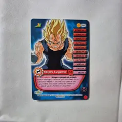 Dragon Ball Z TCG Majin Vegeta 192 193 Foil Folding Personality Card LIMITED - Image 1