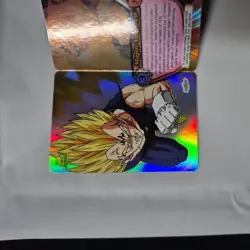 Dragon Ball Z TCG Majin Vegeta 192 193 Foil Folding Personality Card LIMITED - Image 2