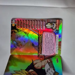Dragon Ball Z TCG Majin Vegeta 192 193 Foil Folding Personality Card LIMITED - Image 3