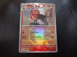 Pyroar (Master Ball Pattern) 016/13 Prismatic Evolutions Pokemon Card NM - Image 1