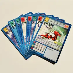 Digimon Card Old Lotteria Collaboration Bonus Set Of 12 Japan - Image 1