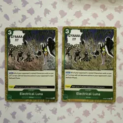 2x OP08-036 Electrical Luna English One Piece Card Game - Image 1