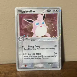 Wigglytuff ex holo foil 101/101 pokemon card, 2004 hidden legends - Image 1