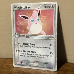Wigglytuff ex holo foil 101/101 pokemon card, 2004 hidden legends - Image 3