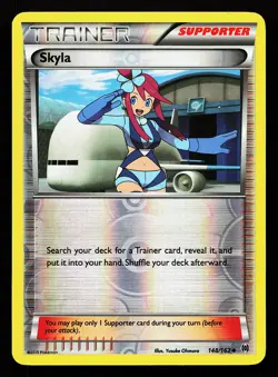 Skyla 134/149 Reverse Holo Boundaries Crossed Pokemon Card - Image 1