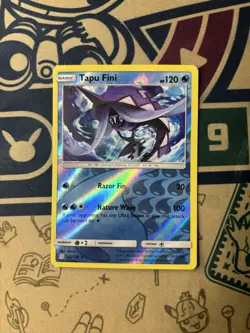 Tapu Fini 53/236 Reverse Holo Rare Unified Minds Pokemon Card - Image 3