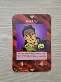 Trekkies Card Game INWO Illuminati New World Order 1995 SJG NM-MT - Image 1