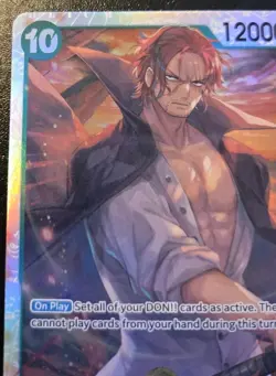 Shanks OP13-028 Foil Super Rare Carrying On His Will One Piece Card Game - Image 2