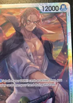 Shanks OP13-028 Foil Super Rare Carrying On His Will One Piece Card Game - Image 3