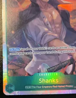 Shanks OP13-028 Foil Super Rare Carrying On His Will One Piece Card Game - Image 4
