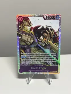 Gol. D. Roger (SR) OP13-064 One Piece Holo Card English - Image 1