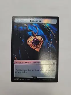 MTG - Fish / Treasure Token Foil WHO #0010 - Image 3