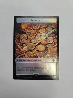 MTG - Treasure / Food Foil Token LTR #0012 - Image 1
