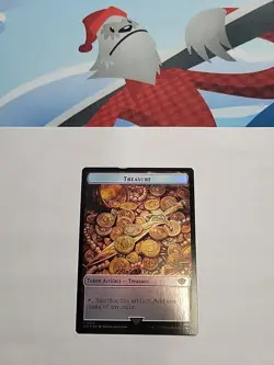 MTG - Treasure / Food Foil Token LTR #0012 - Image 2