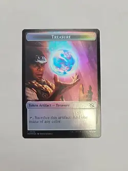 MTG - Treasure / Thopter Token Foil MOM #0020 - Image 1