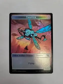 MTG - Treasure / Thopter Token Foil MOM #0020 - Image 3