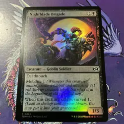 Nightblade Brigade Tarkir: Dragonstorm Foil MTG NM - Image 1