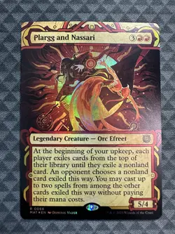 MTG Plargg and Nassari #0068 Foil Showcase Rare MOM: The Aftermath (MAT) - Image 2