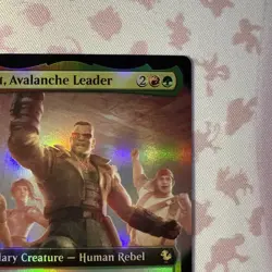 Barret, Avalanche Leader - Extended Art FOIL - Final Fantasy #166 Rare, NM - Image 4