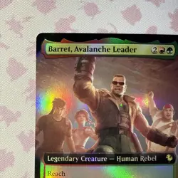 Barret, Avalanche Leader - Extended Art FOIL - Final Fantasy #166 Rare, NM - Image 5