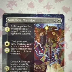 Summon: Yojimbo (Borderless) Commander: Final Fantasy Regular R 0196 - Image 3