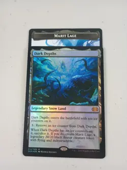 MTG magic Dark Depths - Foil Double Masters Plus Marit Lage Token! NM - Image 1