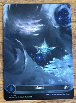 MTG Edge of Eternities, Island - Borderless Foil - Image 1