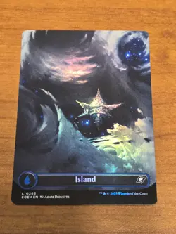 MTG Edge of Eternities Island - EOE 263 - Borderless FOIL - Image 1