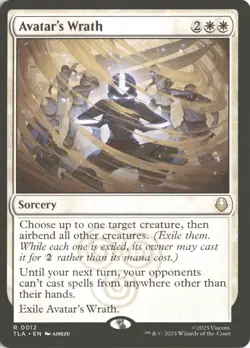 MTG Avatar's Wrath (0012) *Non-Foil* Base Rare Avatar MT/NM Free Ship - Image 1