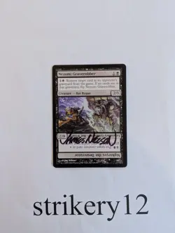 1x Nezumi Graverobber - Champions of Kamigawa - Signed by Jim Nelson - MTG - Image 1