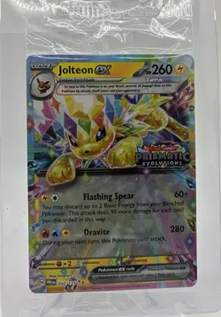 Pokemon TCG - Jolteon ex Prismatic Evolutions Surprise Box Stamped Promo Sealed - Image 1