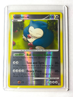 Snorlax [Reverse Holo] #81 Pokemon Rising Rivals NM - Image 1