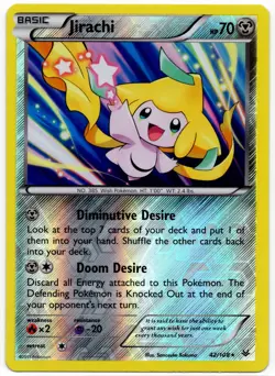 Pokemon - Jirachi 42/108 Roaring Skies Reverse Holo NM - Image 1