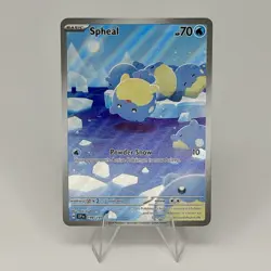 Pokemon TCG Spheal 199/191 Surging Sparks Illustration Rare Full Art Holo NM/M - Image 1