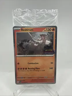 Reshiram 017/094 Holo Rare Pokemon TCG Phantasmal Flames Stamped Sealed Swirl NM - Image 1