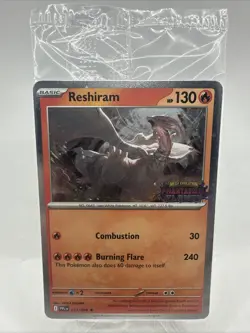 Reshiram 017/094 Holo Rare Pokemon TCG Phantasmal Flames Stamped Sealed Swirl NM - Image 2