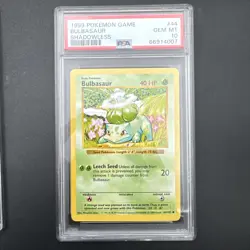 Pokemon 1999 Shadowless Charmander Squirtle Bulbasaur PSA 10 Starters - Image 4