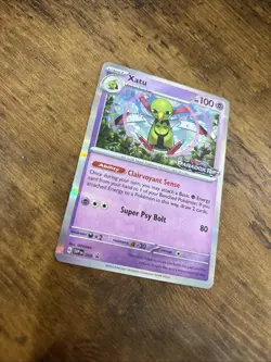 Pokemon TCG Xatu SVP 059 Black Star Promo Paradox Rift Stamped NM - Image 2