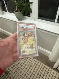 2024 Pokemon Twilight Masquerade Chansey Illustration Rare PSA 9 Mint 187/167 - Image 1