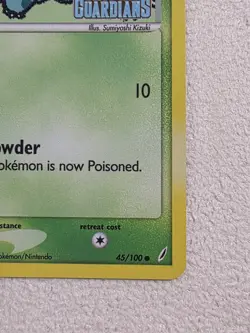 Pokemon Bulbasaur Reverse Holo Stamped 45/100 EX Crystal Guardians (CREASE) - Image 4