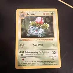 Pokemon Ivysaur 1st Edition Base Set Shadowless 30/102 Near Mint - Image 1