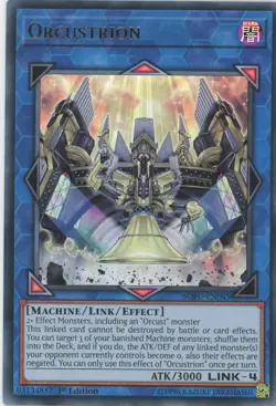 Yugioh Orcustrion SOFU-EN045 Ultra Rare 1st Edition NM - Image 1
