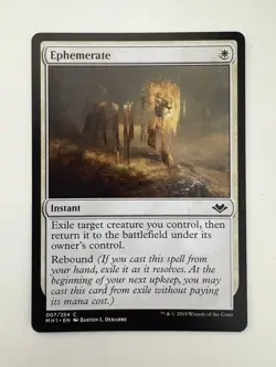 Ephemerate MTG Magic the Gathering Card NM Near Mint MH1 - Image 1