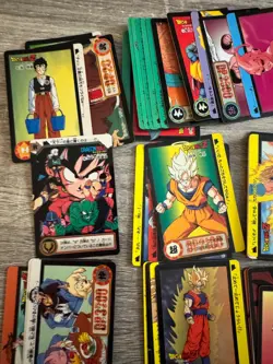 HUGE Dragon Ball Z Vintage Lot 150+ Cards Bandai 1992-1995 & Amada PP Japan - Image 3