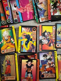 HUGE Dragon Ball Z Vintage Lot 150+ Cards Bandai 1992-1995 & Amada PP Japan - Image 4