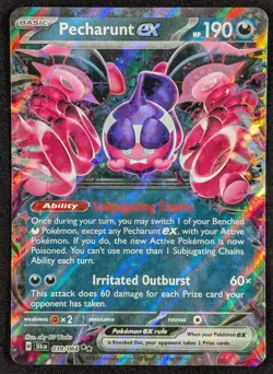 Pecharunt EX Shrouded Fable Double Rare Pokemon Card 039/064 (NM) - Image 1